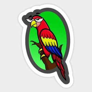 The Parrot Sticker